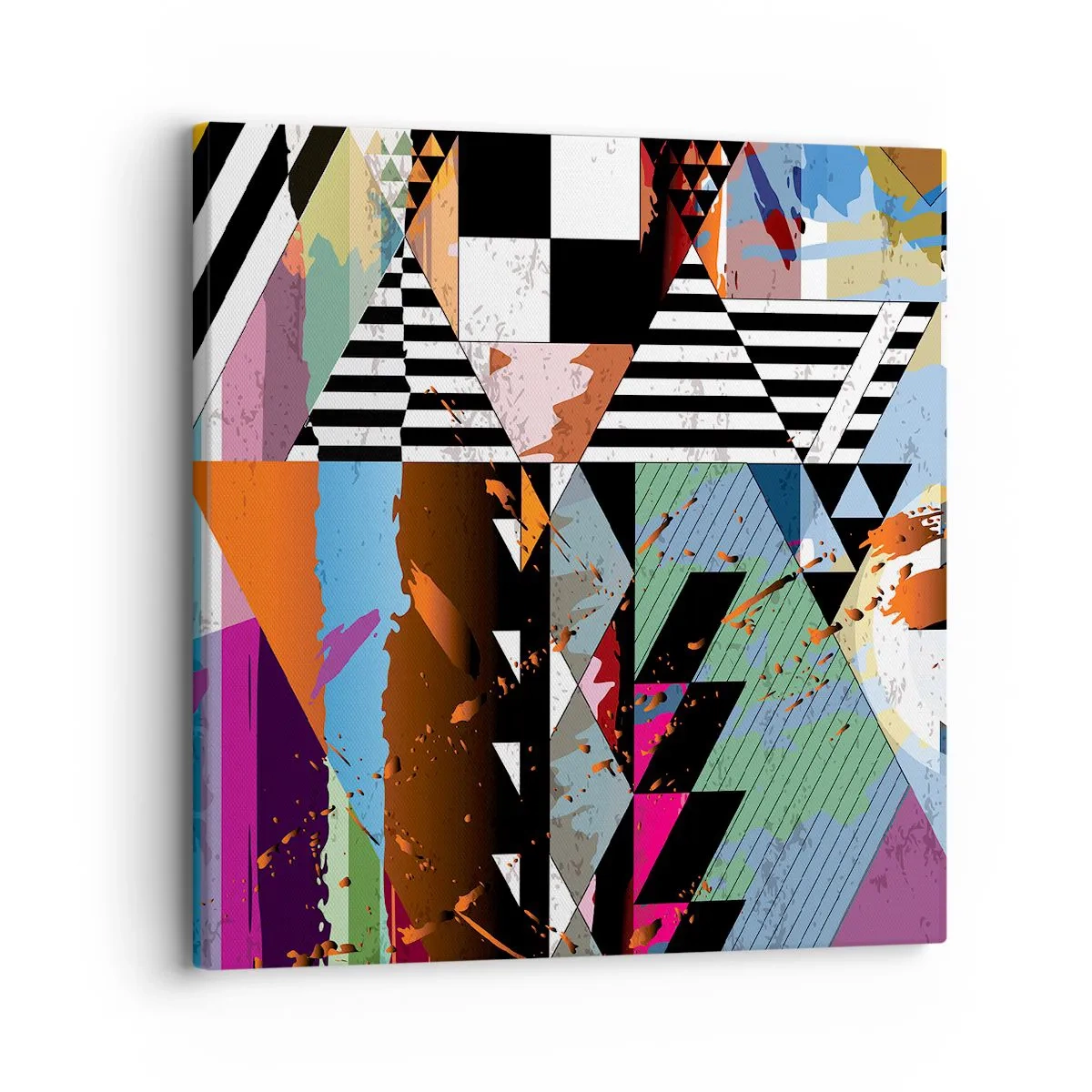 Tablou pe pânză - Geometric și organic - 30x30 cm