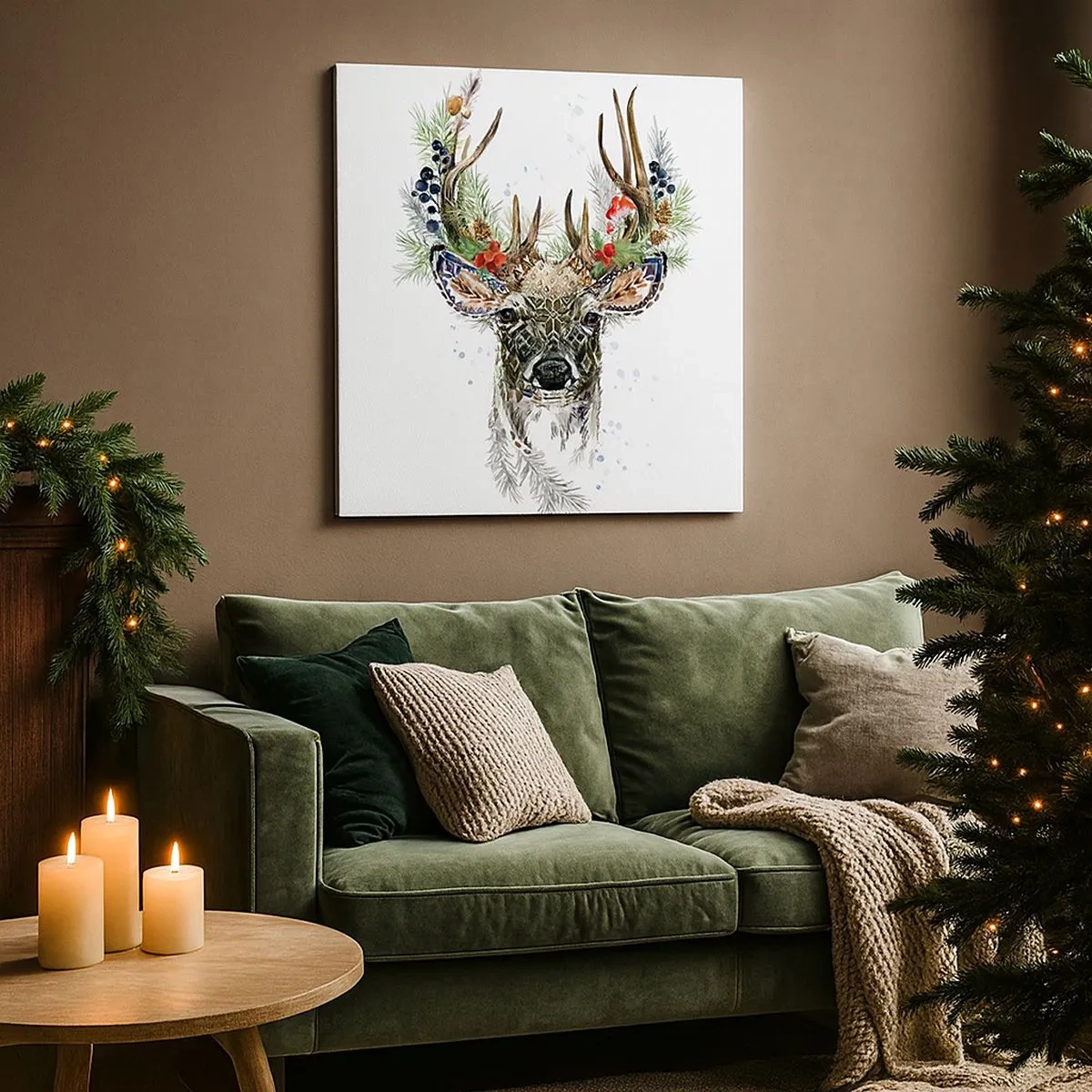 Tablou pe pânză - În ținută festivă - 30x30 cm