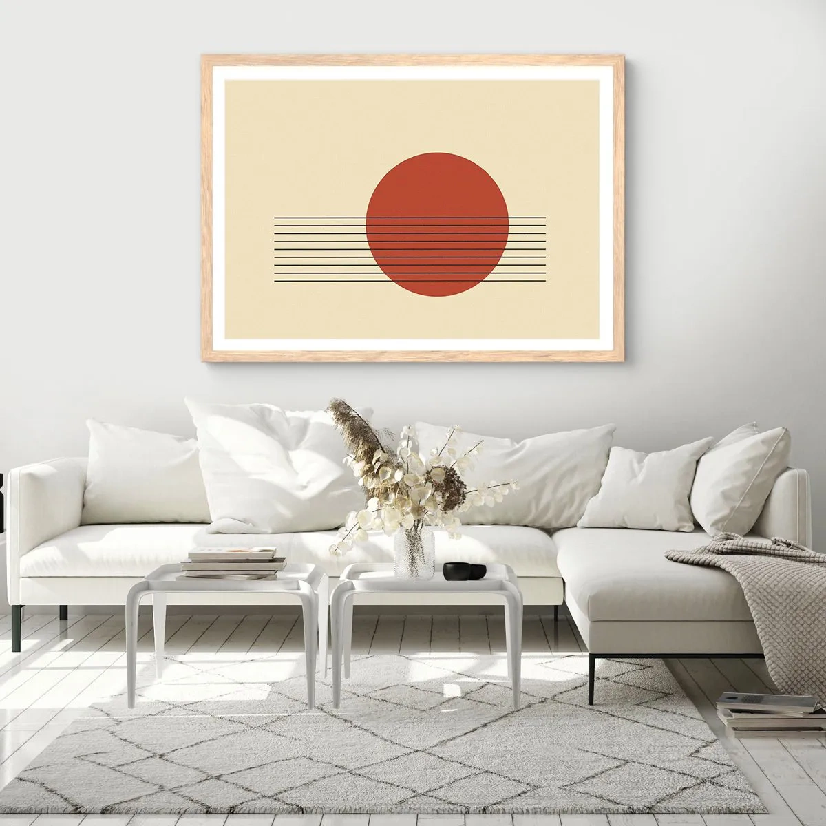 Poster în ramă de stejar deschis - În continuare - 91x61 cm