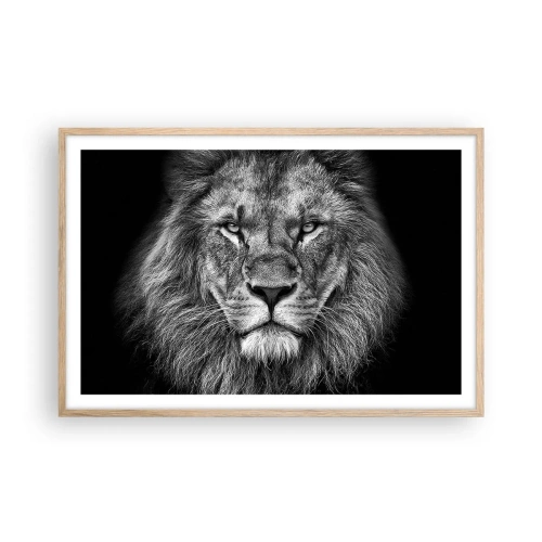 Poster în ramă de stejar deschis - În ținuta de încoronare - 91x61 cm