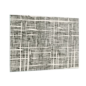 Tablou pe sticlă - O compoziție țesută - 100x70 cm