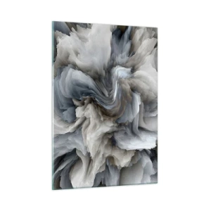 Tablou pe sticlă - Piatră și floare - 50x70 cm