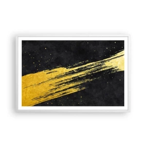 Poster în ramă albă - Salt în hiperspațiu - 91x61 cm