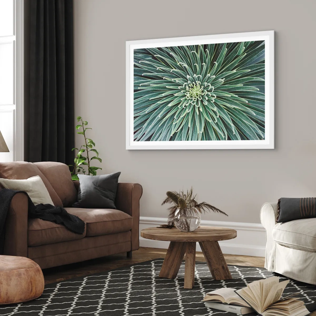 Poster în ramă albă - Nașterea unei stele - 50x40 cm