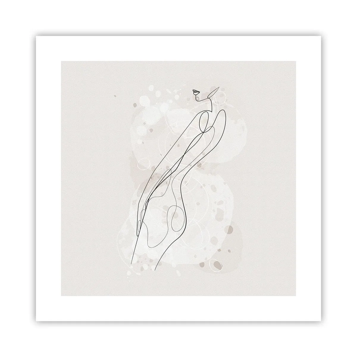 Poster - Să rătăcești cu privirea - 40x40 cm