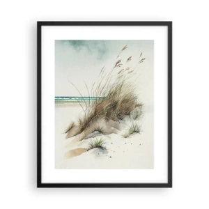 Poster în ramă neagră - Înfășurate în nisip - 40x50 cm