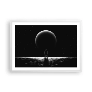 Poster în ramă albă - Față în față - 70x50 cm