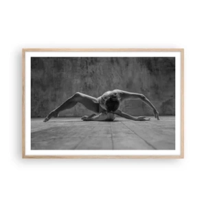 Poster în ramă de stejar deschis - Simetria găsită - 91x61 cm