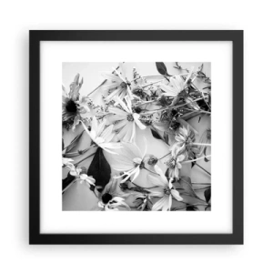 Poster în ramă neagră - Un altfel de buchet - 30x30 cm