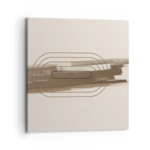 Tablou pe pânză - O adiere de gri - 70x70 cm