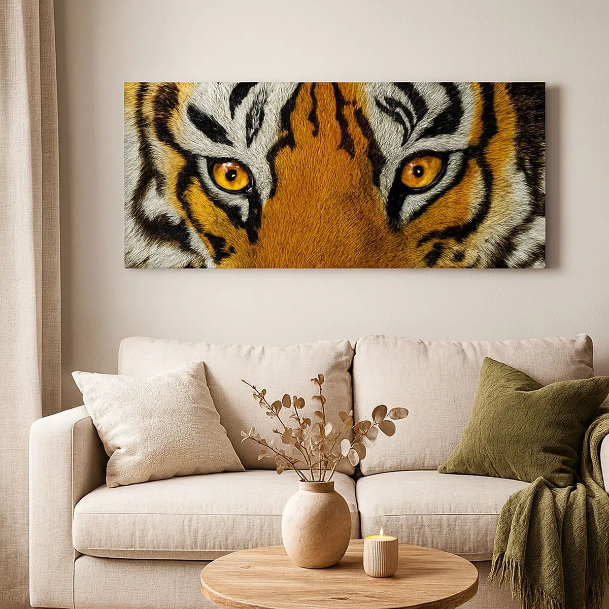 Tablou pe pânză - Amenințător și frumos - 100x40 cm