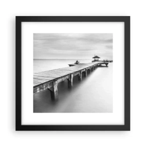 Poster în ramă neagră - În depărtare - 30x30 cm