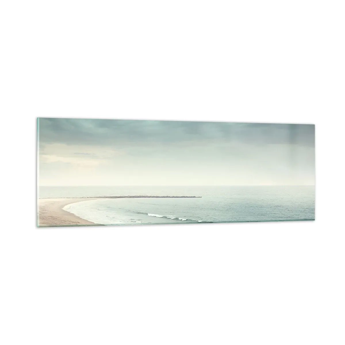 Tablou pe sticlă - Căutând liniștea - 90x30 cm