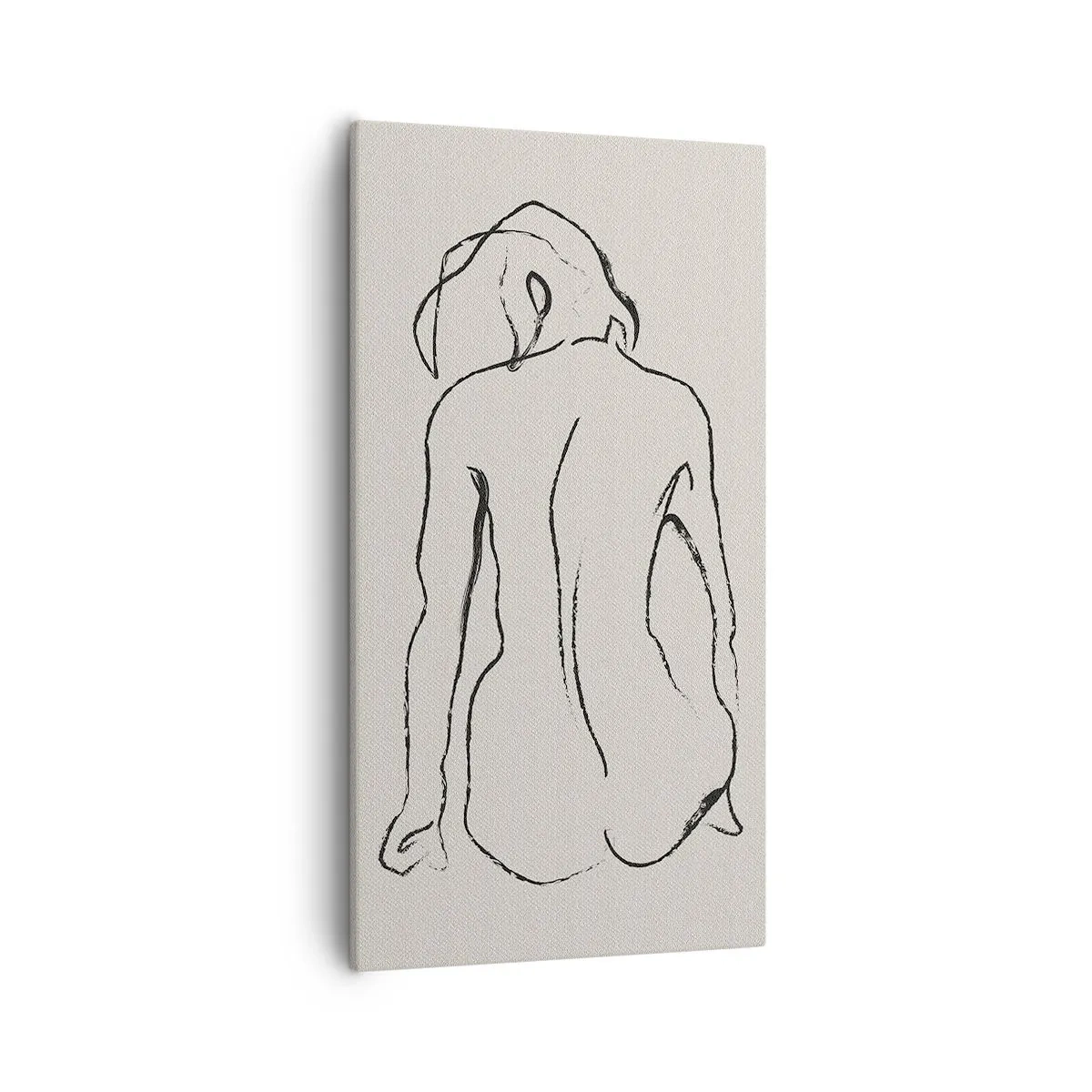 Tablou pe pânză - Nud de fată - 55x100 cm