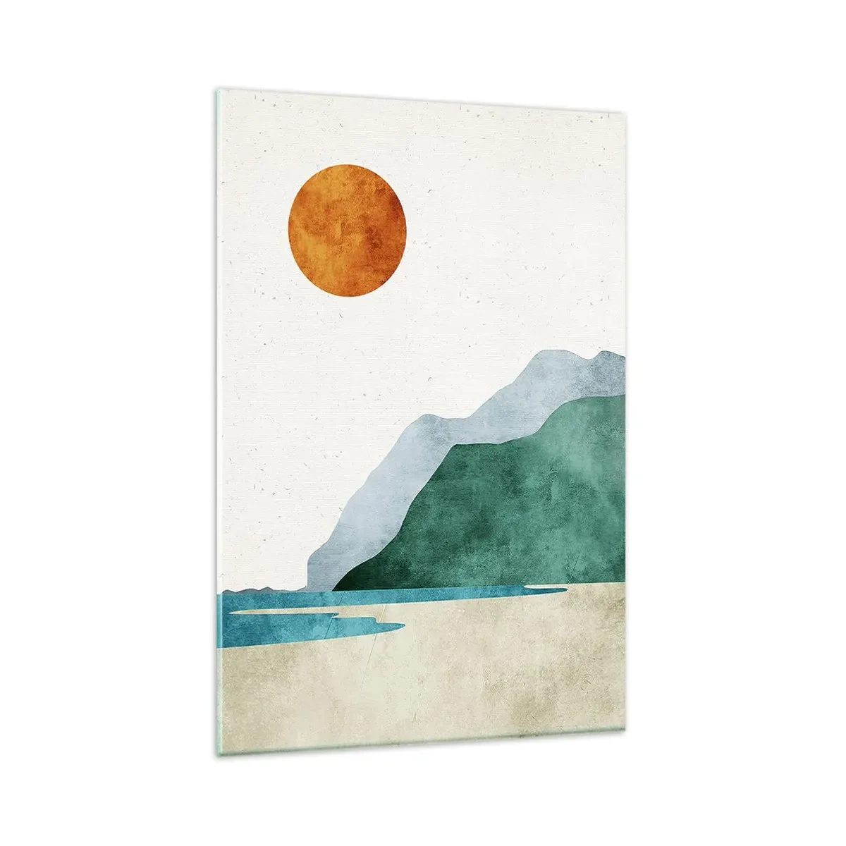 Tablou pe sticlă - Peisaj așa cum ar trebui să fie - 80x120 cm