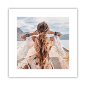 Poster - Pe drumul spre fericire - 30x30 cm