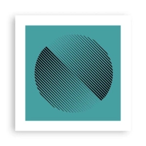 Poster - Cercul - o variație geometrică - 40x40 cm