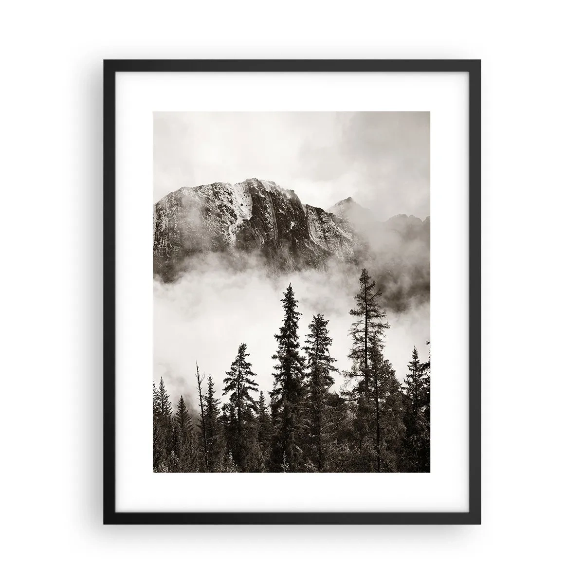 Poster în ramă neagră - Stăpânul de granit - 40x50 cm