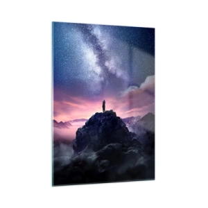 Tablou pe sticlă - Și a simțit viața - 50x70 cm