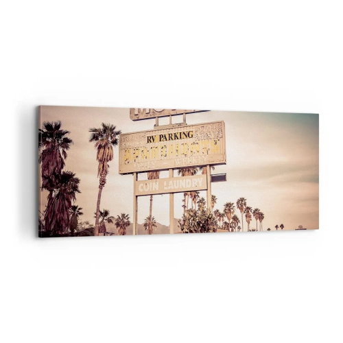 Tablou pe pânză - Timpul s-a oprit aici - 100x40 cm