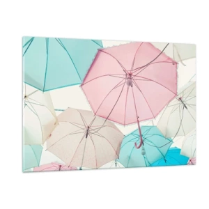 Tablou pe sticlă - Uneori soare, alteori ploaie - 120x80 cm