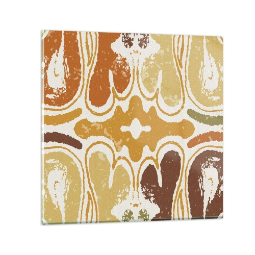 Tablou pe sticlă - Abstracție sentimentală - 70x70 cm