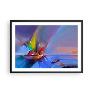 Poster în ramă neagră - Iute ca o pasăre - 70x50 cm