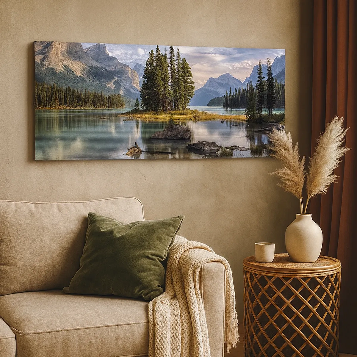 Tablou pe pânză - La o apă mare și limpede… - 30x30 cm