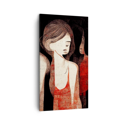 Tablou pe pânză - Madonele întunericului - 45x80 cm