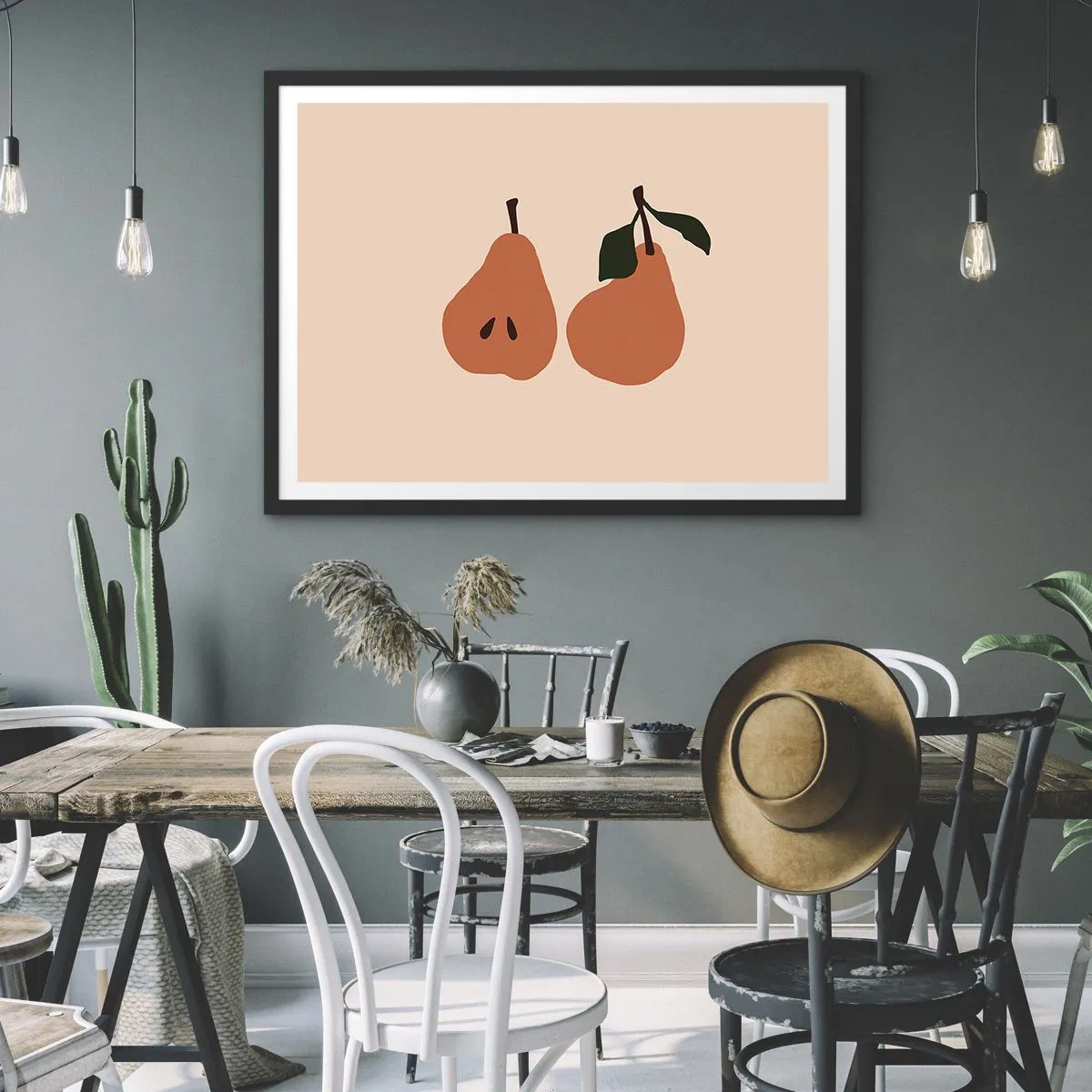 Poster în ramă neagră - Dulceața în sine - 70x50 cm