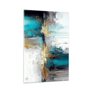 Tablou pe sticlă - Totul curge - 80x120 cm