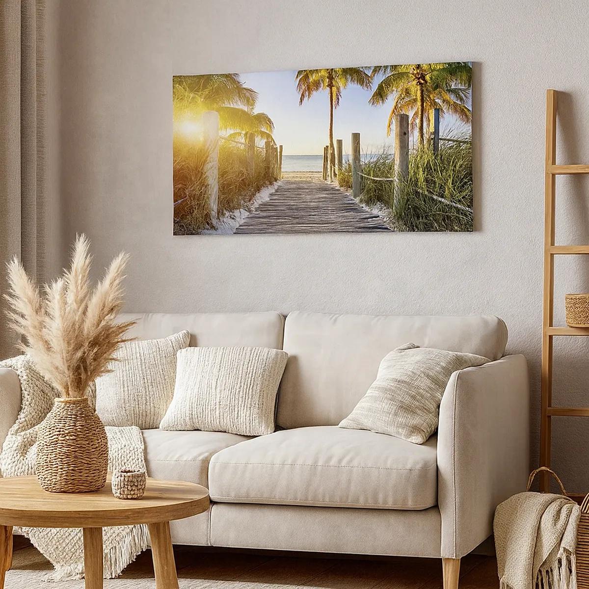 Tablou pe pânză - Direct în paradis - 30x30 cm