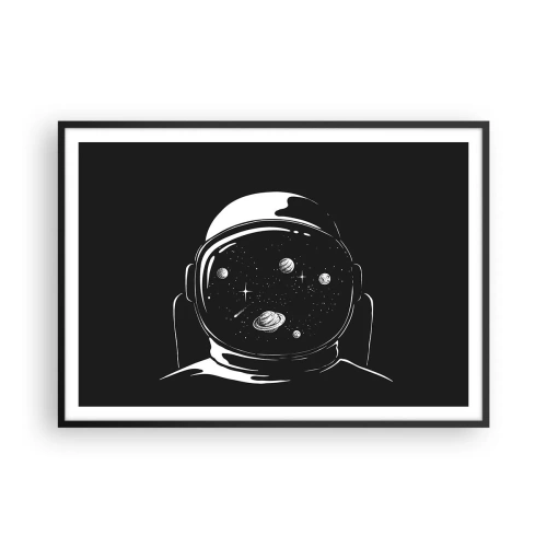 Poster în ramă neagră - Mișto priveliște - 100x70 cm