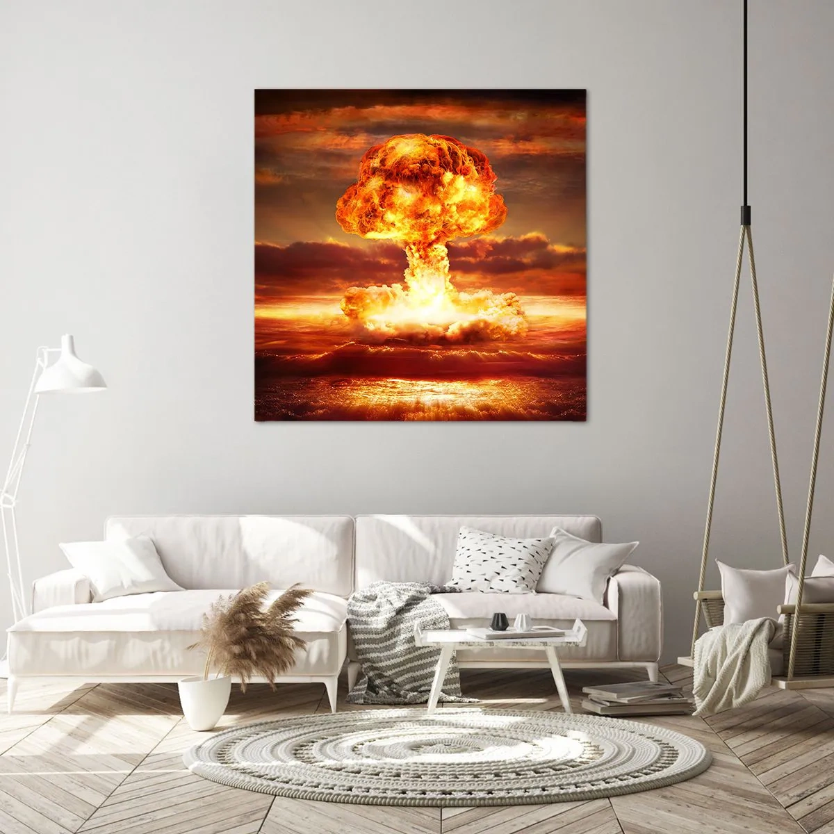 Tablou pe pânză - Și sfârșitul va veni - 60x60 cm