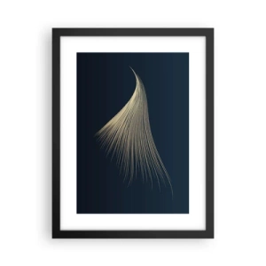 Poster în ramă neagră - Ca părul unui înger - 30x40 cm