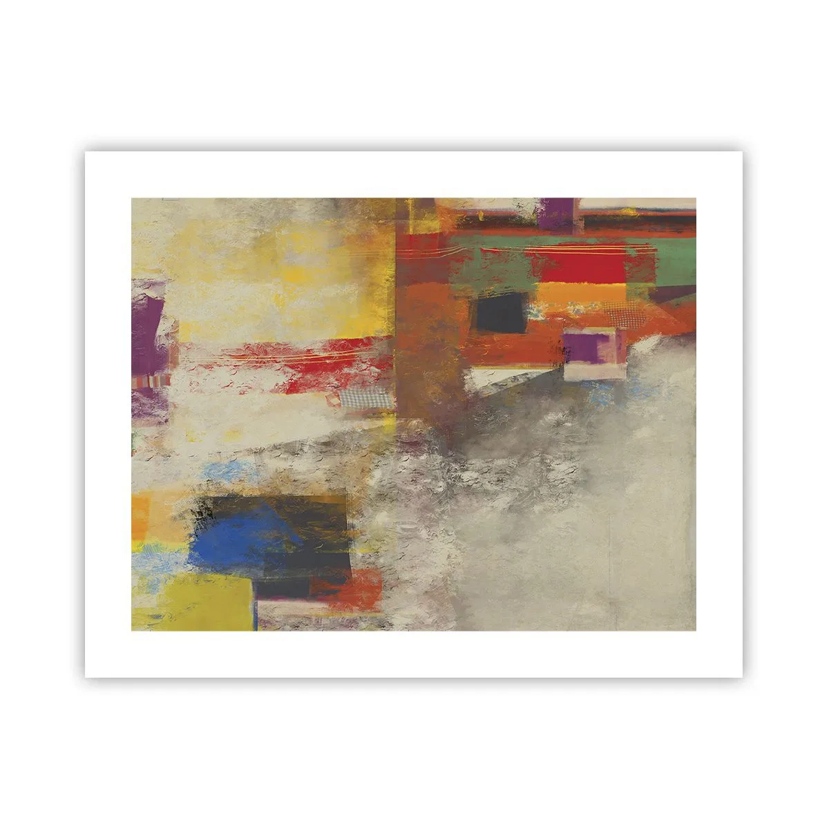Poster - Geometria culorilor - 50x40 cm