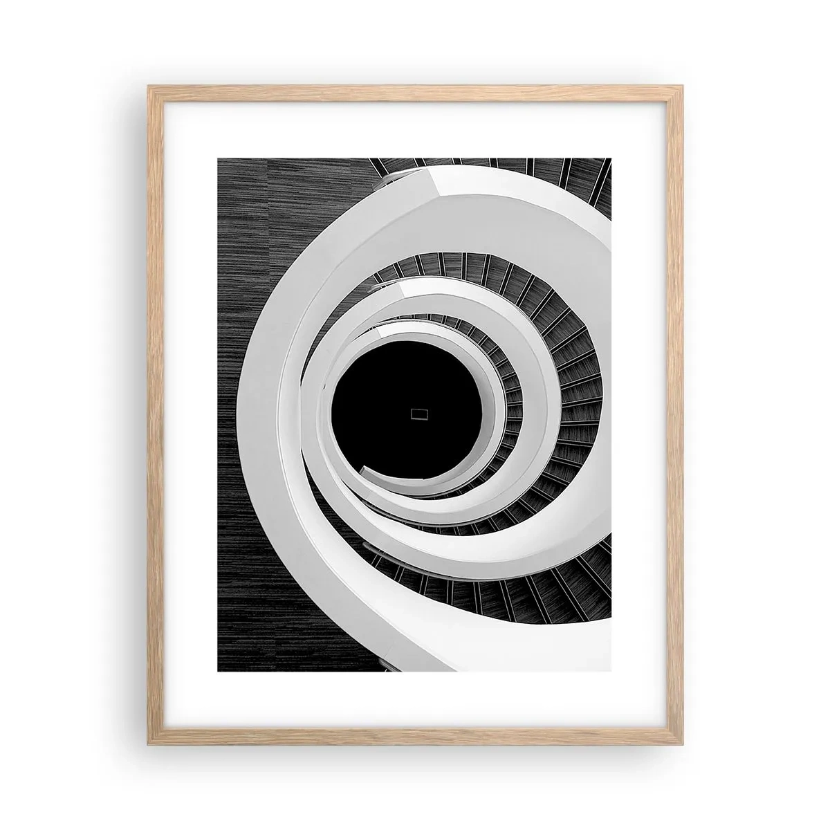 Poster în ramă de stejar deschis - Până la miez - 40x50 cm