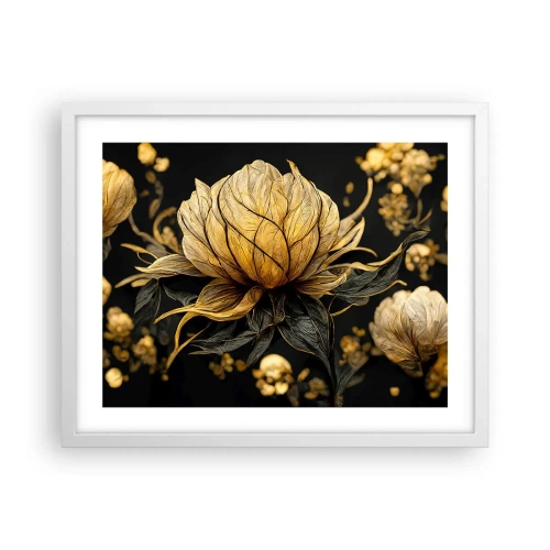 Poster în ramă albă - Fragilitate subtilă - 50x40 cm