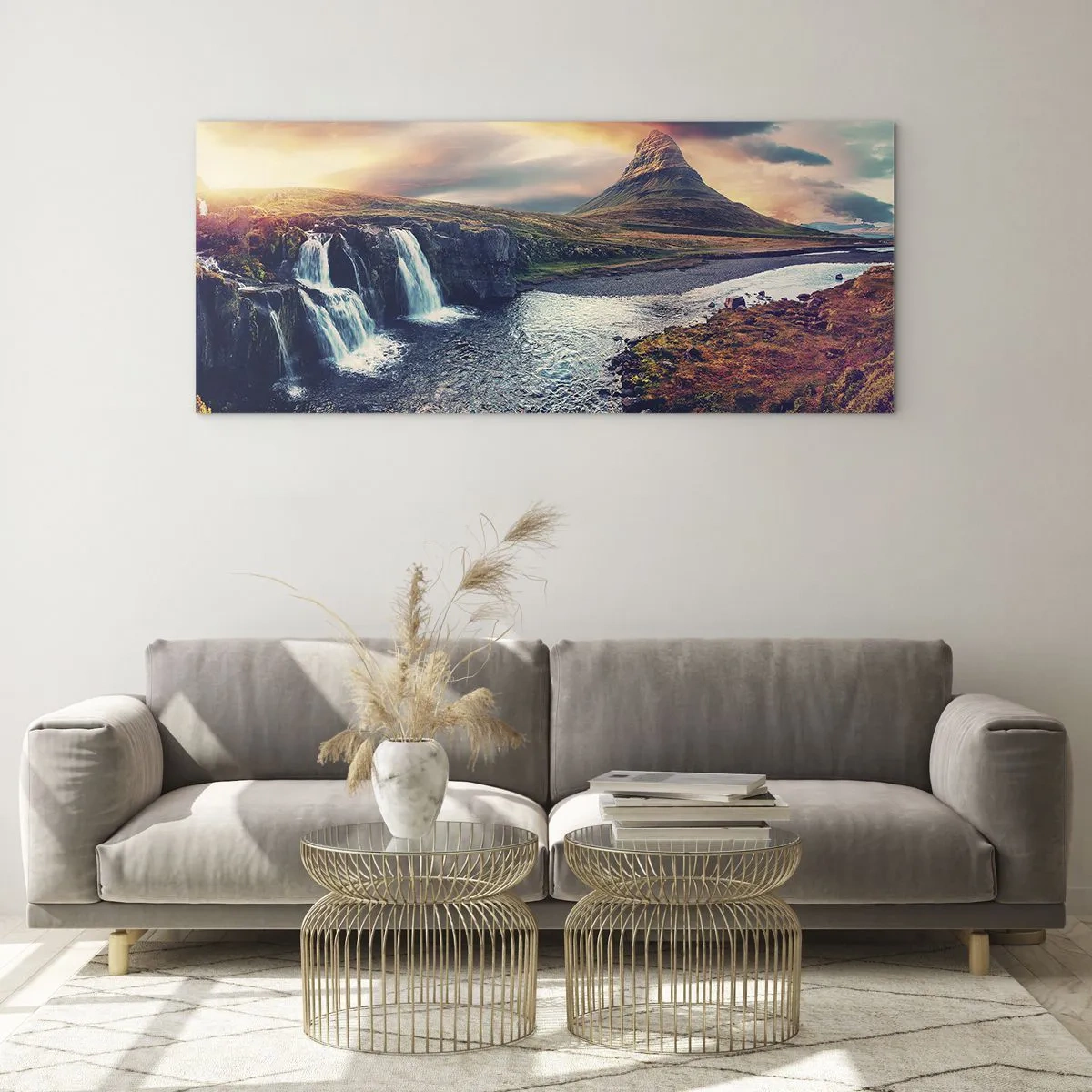 Tablou pe sticlă - În măreția naturii - 120x50 cm
