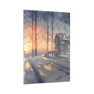 Tablou pe sticlă - Doar soarele se strecoară - 50x70 cm