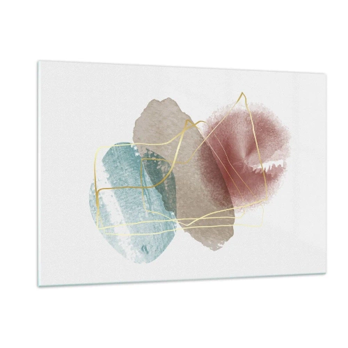 Tablou pe sticlă - Mărgele de spațiu - 120x80 cm