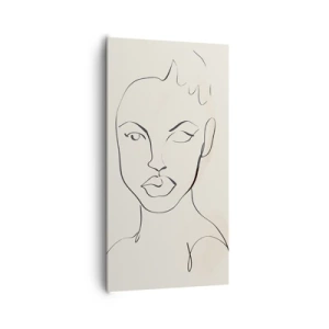 Tablou pe pânză - Schiță de senzualitate - 65x120 cm