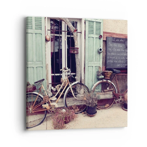 Tablou pe pânză - Trăiască provincia! - 40x40 cm