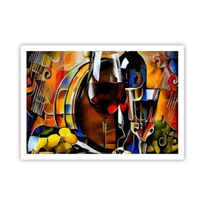 Poster - Și lumea devine mai colorată - 100x70 cm