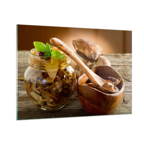 Tablou pe sticlă - Fie proaspete, fie sărate.... - 100x70 cm