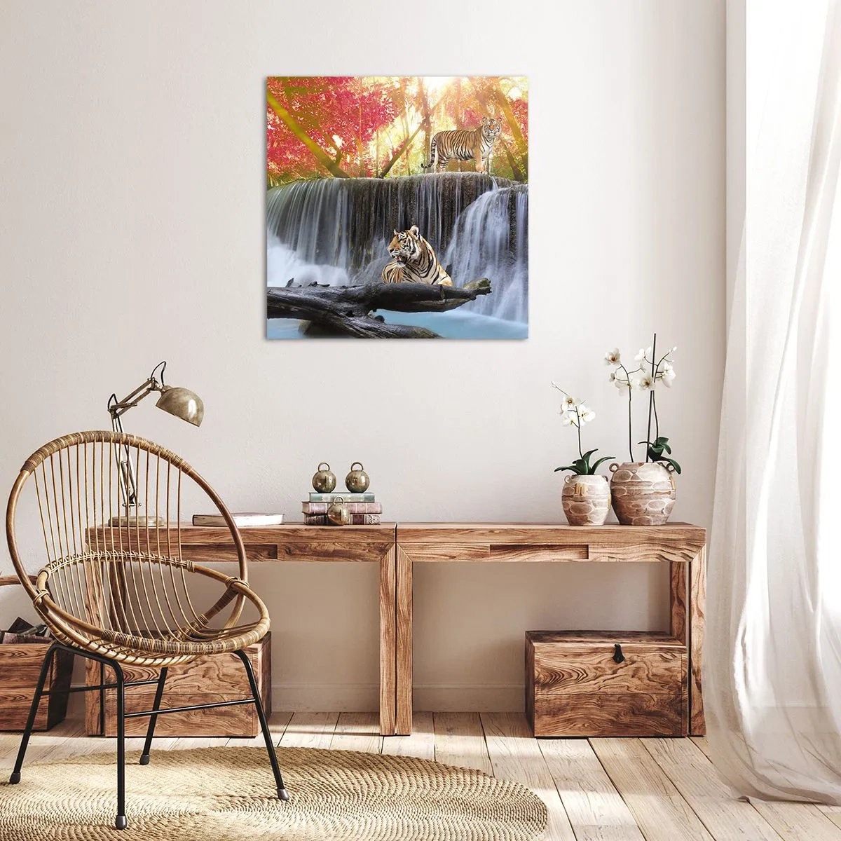 Tablou pe pânză - Peisaj suprarealist - 50x50 cm