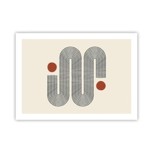 Poster - De la început până la sfârșit - 70x50 cm