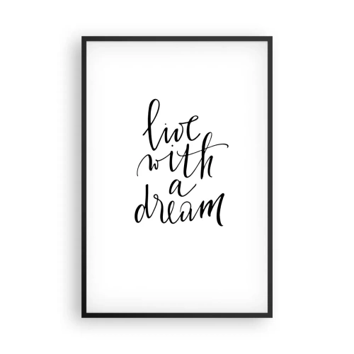 Poster în ramă neagră - Of course - 61x91 cm