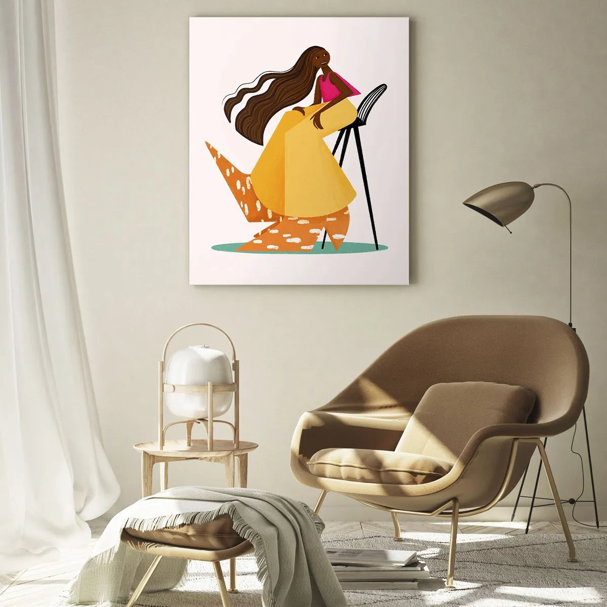 Tablou pe sticlă - Moda este distractivă - 70x100 cm