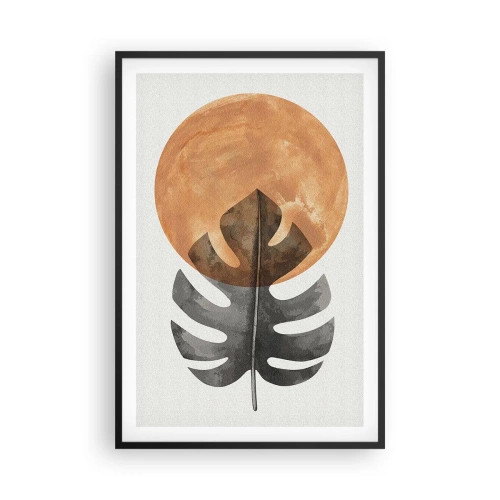 Poster în ramă neagră - Doar soarele - 61x91 cm